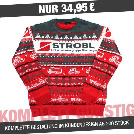 Lustiger Weihnachtspullover | inkl. kompl.Gestaltung Kundendesign