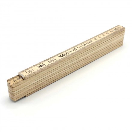 Zollstock Wood natur inkl. Digitaldruck