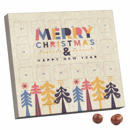 XS Adventskalender Graspapier Brandt Knusperkugeln