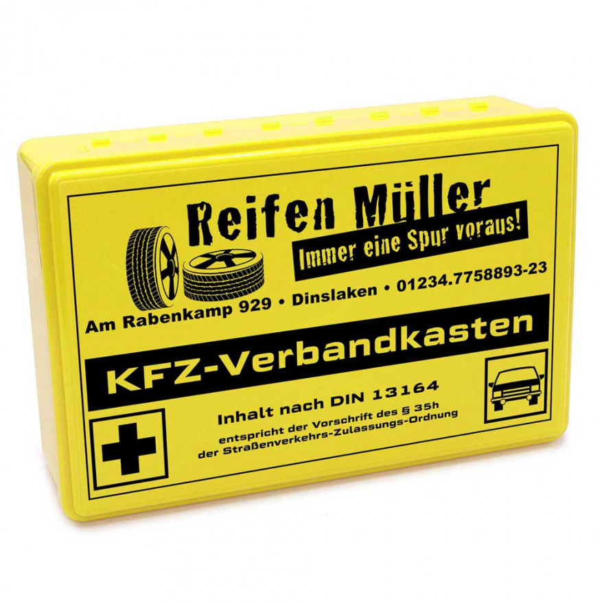Verbandstaschen - RFX Care - DIN 13164 mit Logo als Werbeartikel - 4business