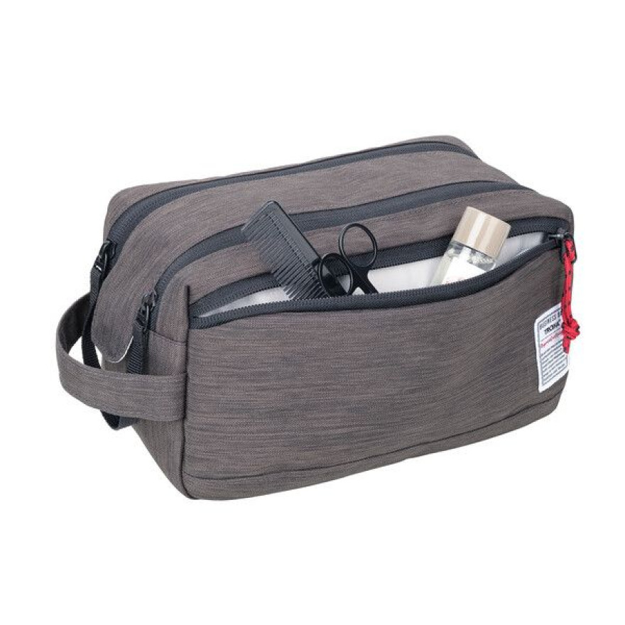 Benzi Kulturbeutel Groß Zum Aufhängen – Schwarz Mit Logo, 26x18x8 Cm, Polyester