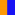 orange/blau