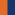 orange/kobaltblau