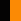black / neon orange